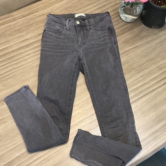 MADEWELL ROADTRIPPER  BLACK GRAY SKINNY JEANS SIZE 25 - Picture 1 of 12